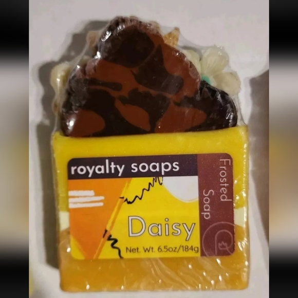 6 New Frosted Glitter Girl World Artisan Soap Bars Soaps Popcorn Orange Daisy - Picture 6 of 7